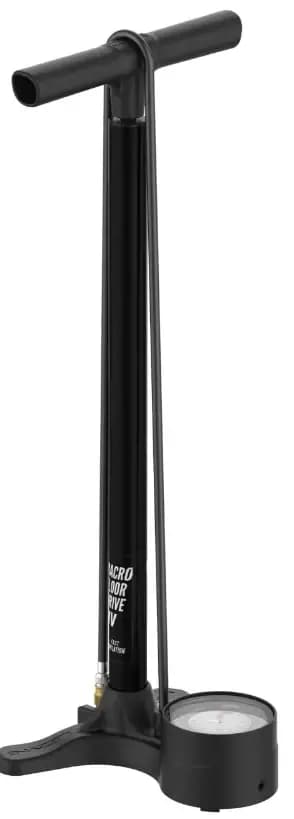 Підлоговий насос LEZYNE MACRO FLOOR DRIVE HV Манометр 3,5" Чорний матовий 100psi Y18