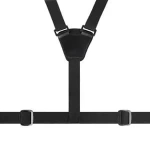 Гермосумка на груди FIDLOCK chest bag magnet, прозорий / помаранчевий / чорний