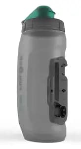 Антибактеріальна фляга з конектором та базою FIDLOCK TWIST bottle 590мл., прозорий / чорний