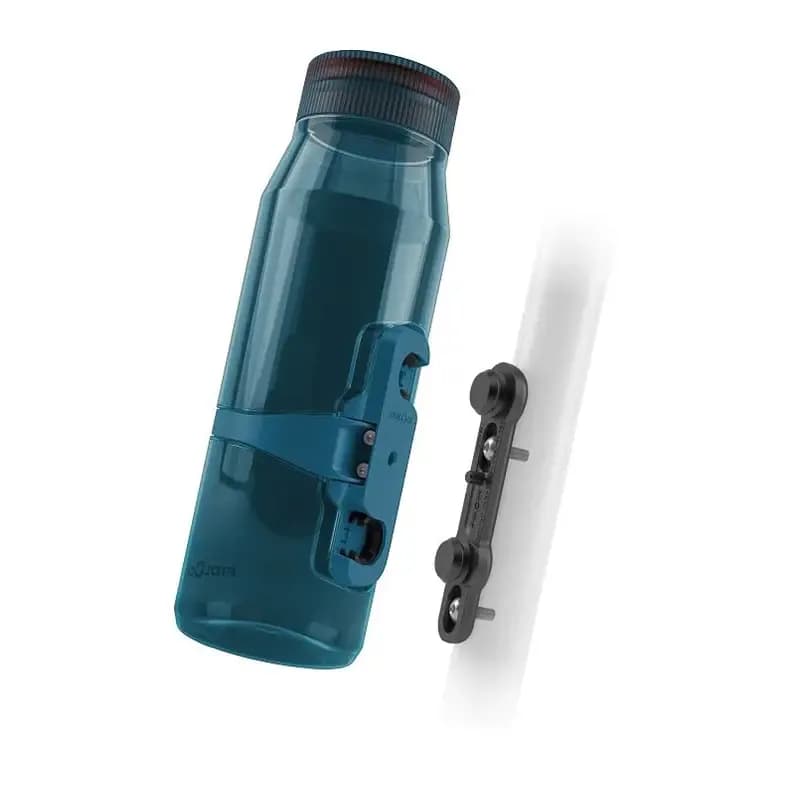 Фляга з конектором та базою FIDLOCK TWIST bottle 700мл., прозорий / синій