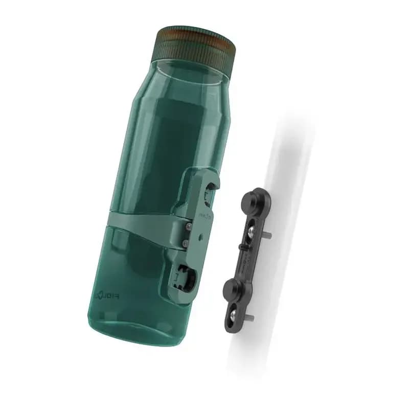 Фляга з конектором та базою FIDLOCK TWIST bottle 700мл., прозорий / зелений