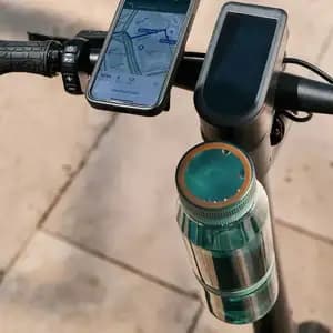 Фляга з конектором та базою FIDLOCK TWIST bottle 700мл., прозорий / чорний
