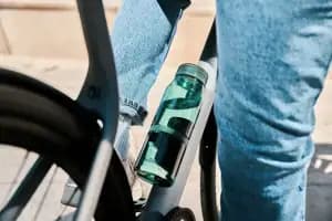 Фляга з конектором та базою FIDLOCK TWIST bottle 700мл., прозорий / зелений