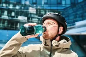 Фляга з конектором та базою FIDLOCK TWIST bottle 700мл., прозорий / зелений