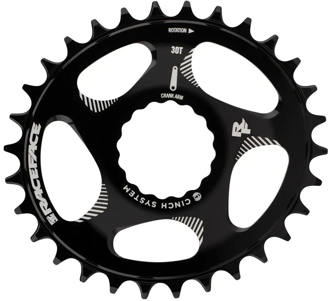 Зірка RACE FACE CHAINRING,CINCH,DM,OVAL,28T,BLK,10-12S