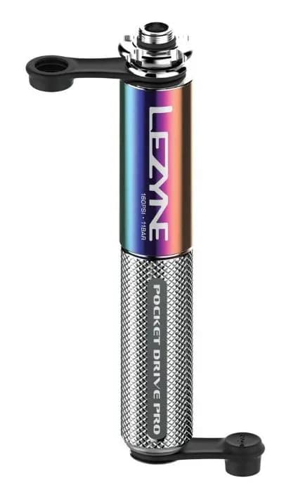 Ручний насос LEZYNE POCKET DRIVE PRO Бензиновий/Сріблястий 160psi Y14