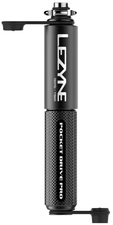 Ручний насос LEZYNE POCKET DRIVE PRO Чорний матовий 160psi Y14