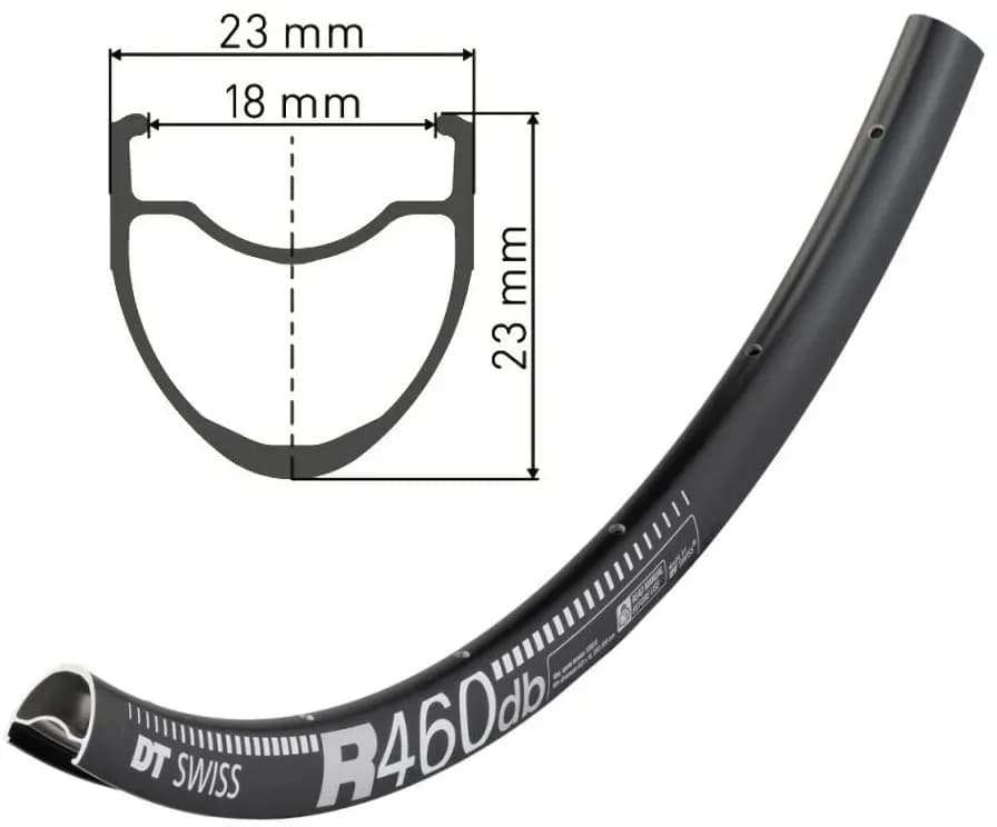 Обід DT SWISS 460 29X18 DISK BRAKE 28отв.