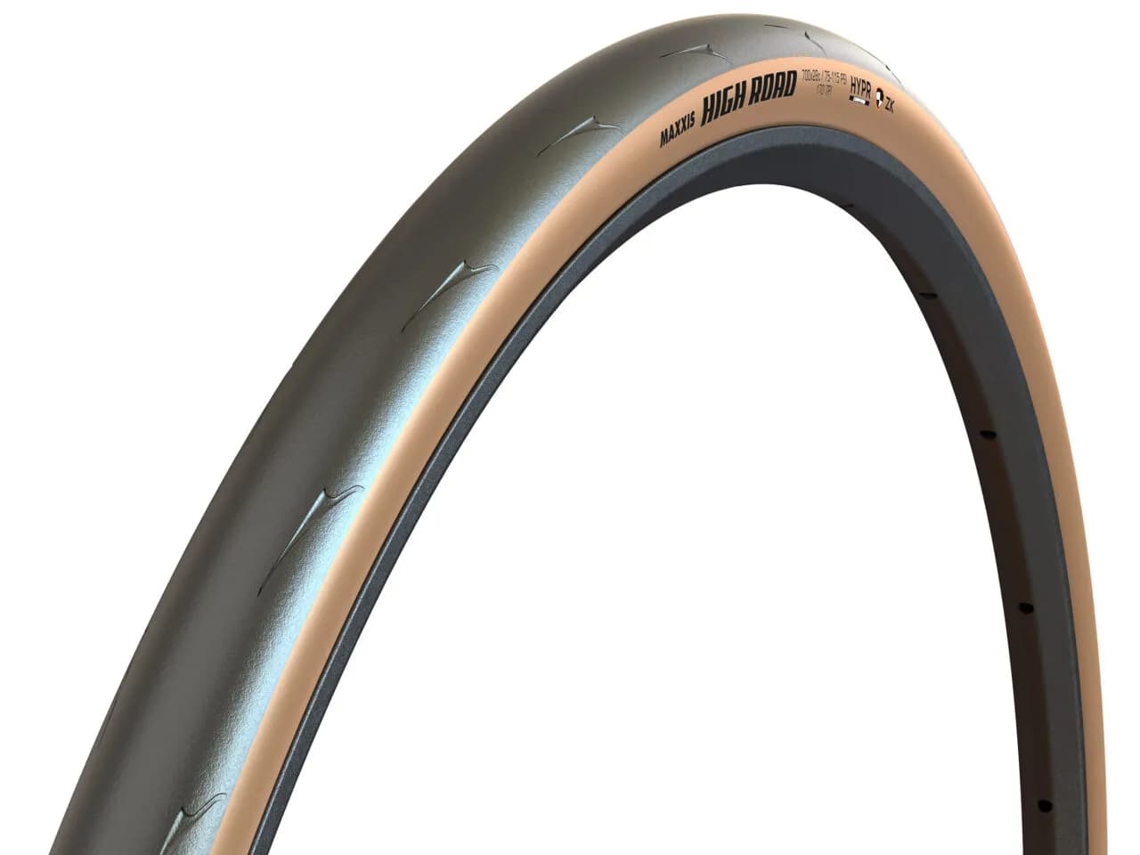 Покришка MAXXIS HIGH ROAD 700X28C TPI-170 Carbon Fiber HYPR/K2/ONE70/TR/TANWALL