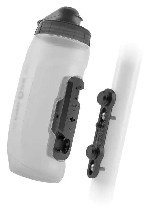 Фляга з конектором та базою FIDLOCK TWIST bottle 590мл., прозорий / білий