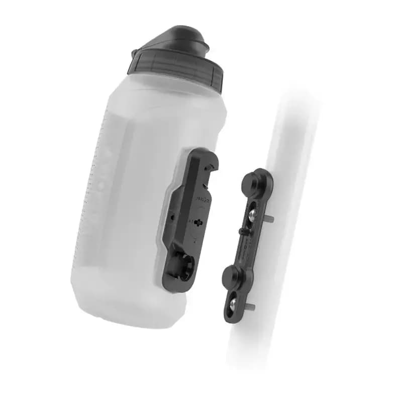 Фляга з конектором та базою FIDLOCK TWIST bottle 750мл., прозорий / білий