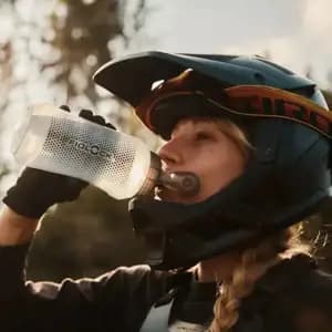 Фляга з конектором та базою FIDLOCK TWIST bottle 750мл., прозорий / білий