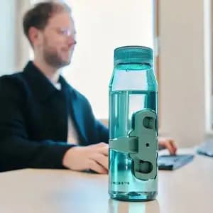 Фляга з конектором FIDLOCK TWIST single bottle 700мл., прозорий / чорний