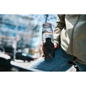 Фляга з конектором FIDLOCK TWIST single bottle 700мл., прозорий / червоний