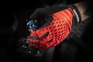 Велорукавички BLUEGRASS PRIZMA 3D RED M (21,50-23,00)