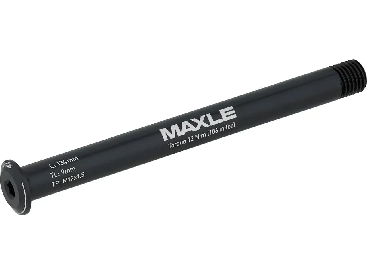 Вісь SRAM Maxle Stealth Front, 12x100, Length 134mm, Thread Length 9mm, Thread Pitch M12x1.50 - Rudy