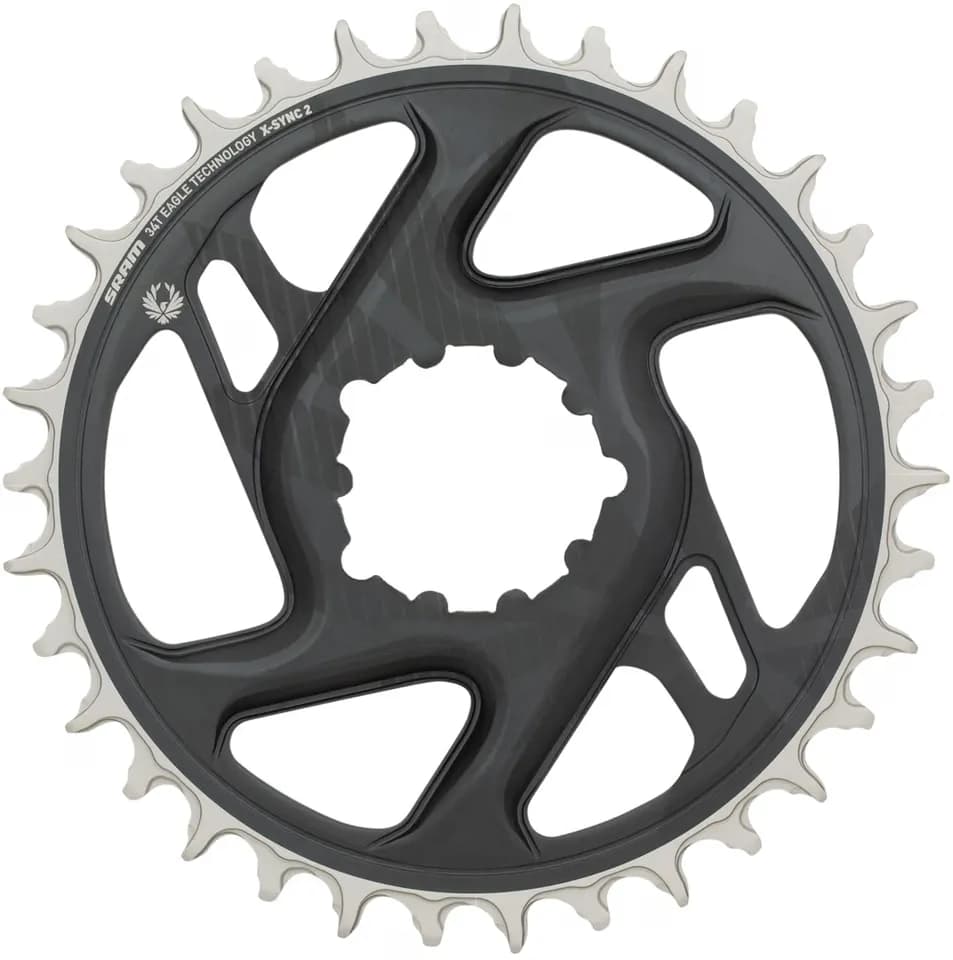 Зірка SRAM X-SYNC 2 34T Direct Mount 6mm Offset Eagle Cold Forged Lunar Grey (finish of GX Eagle C1 matches crank arms)