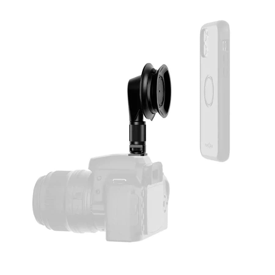 Кріплення телефона на різьбове кріплення стандартних фотокамер 0,25" FIDLOCK VACUUM screw base mount, чорний