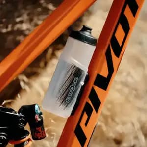 Фляга з конектором та базою FIDLOCK TWIST bottle 600мл., прозорий / чорний