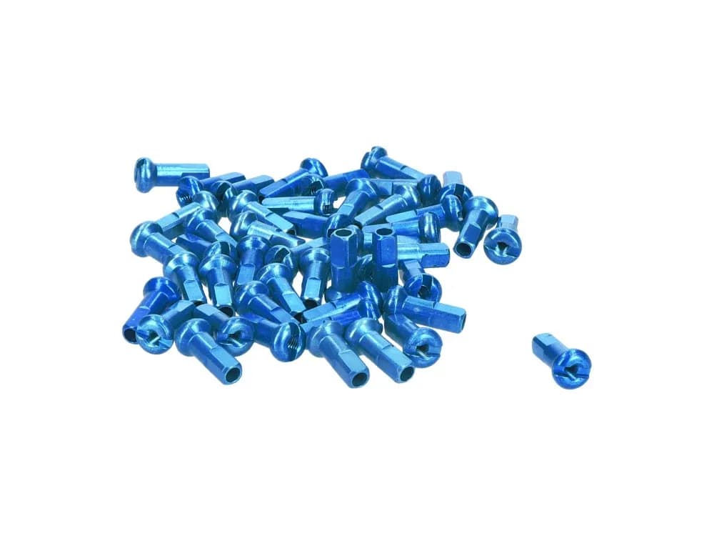 Ніпелі DT SWISS Алюміній 2.0 X 12мм х 100шт BLUE