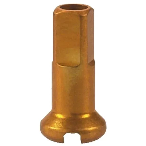 Ниппели алюминиевые DT nipples in light alloy gold 2.0 x 12 mm 30-008 х100шт