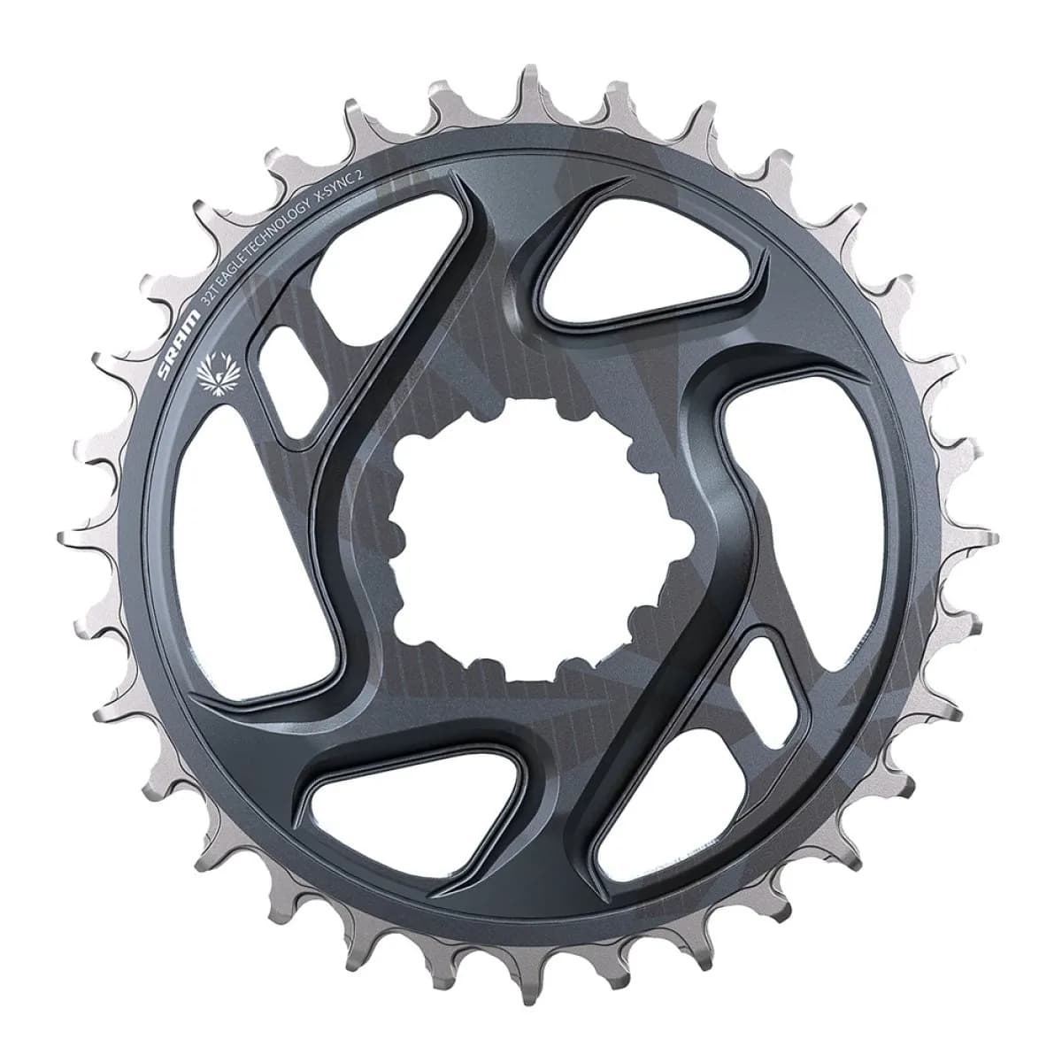 Зірка SRAM X-SYNC 2 32T Direct Mount 3mm Offset Boost Eagle Cold Forged Lunar Grey (finish of GX Eagle C1 matches crank arms)