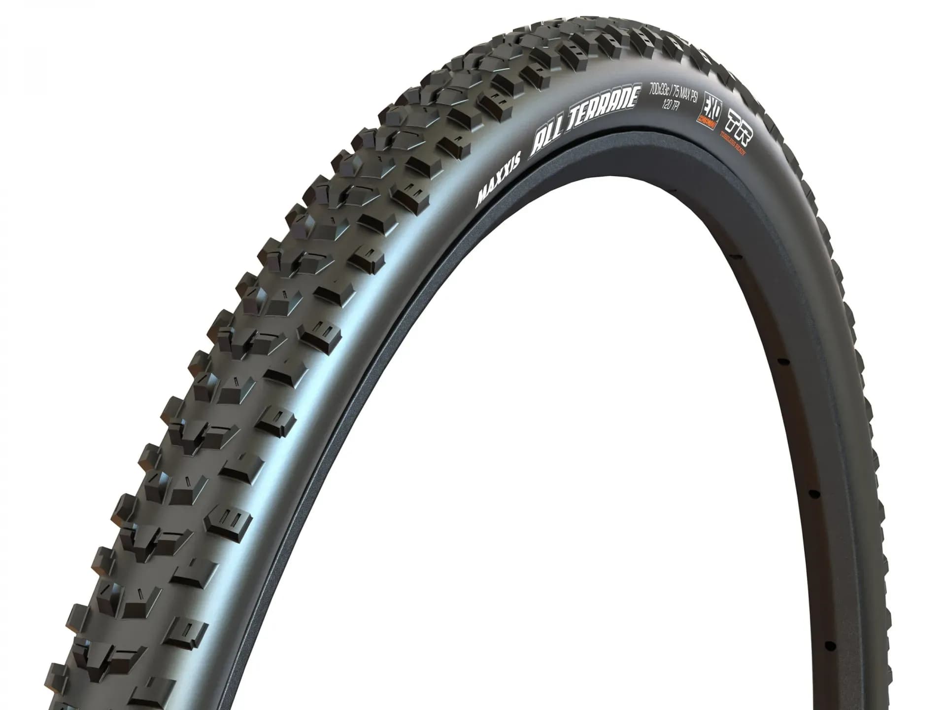Покришка Maxxis ALL TERRANE 700X33C TPI-120 Carbon Fiber EXO/TR