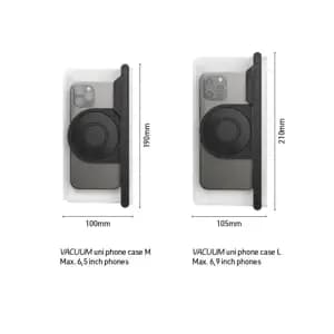 Універсальний герметичний чохол на телефон FIDLOCK VACCUM uni phone, чорний
