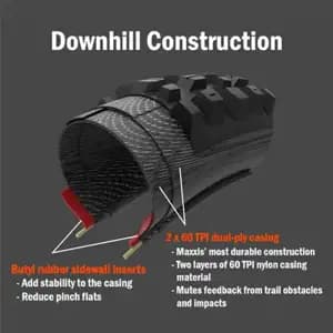 Покришка MAXXIS MINION DHF 29X2.50WT TPI-60X2 Wire BIKEPARK/DH/TR