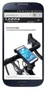Чохол на телефон LEZYNE SMART DRY CADDY S4 Чорний  Y9