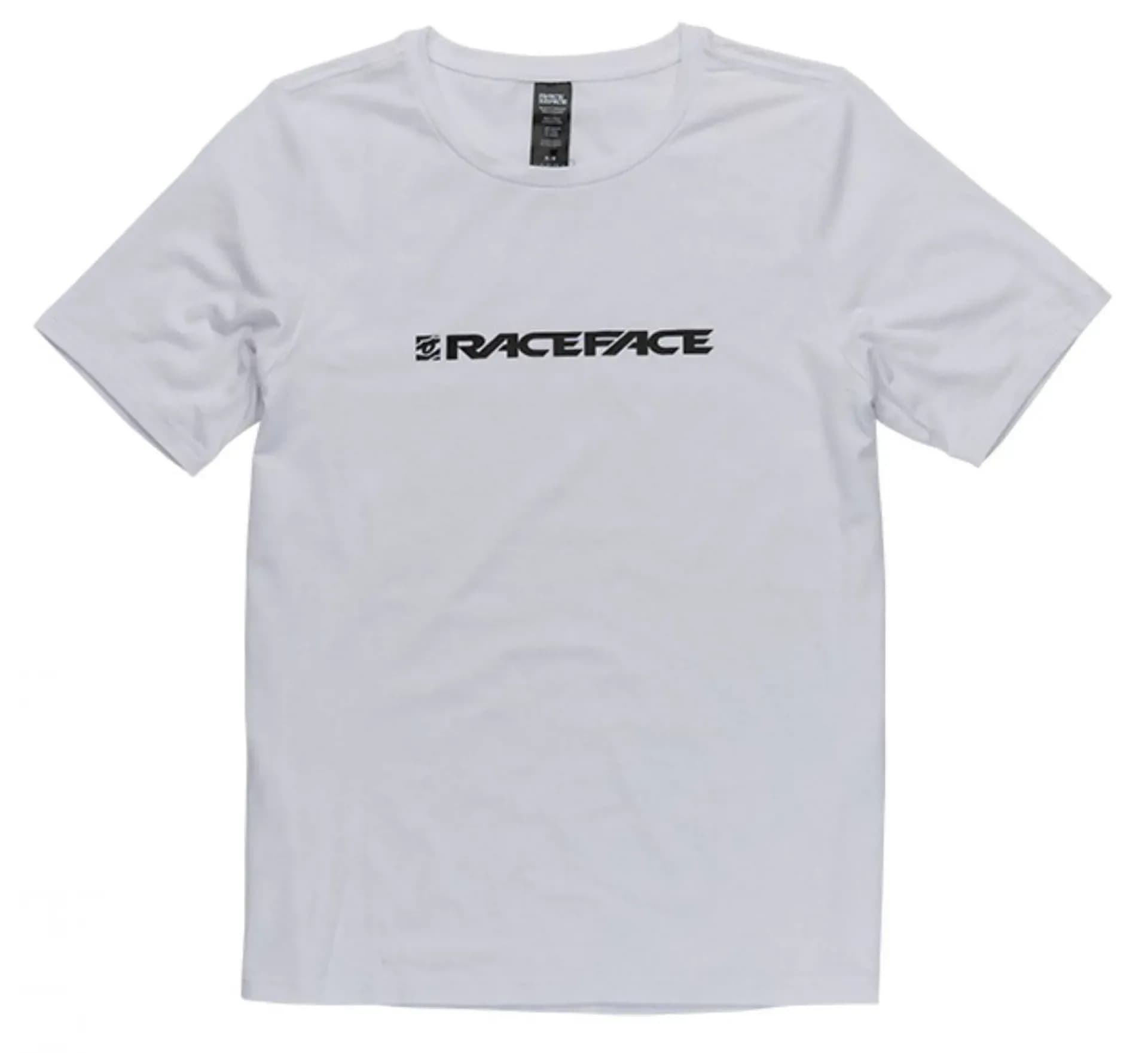 Велофутболка RACE FACE Classic Logo SS Tee-White-S