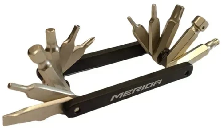 Мультитул MERIDA 12 in 1 wrenches: 2/2.5/3-8, Screwdriver, T10/25/30 Neoprene bag