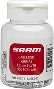 Кінцевик тросу SRAM 1.2mm Silver 500-count Jar
