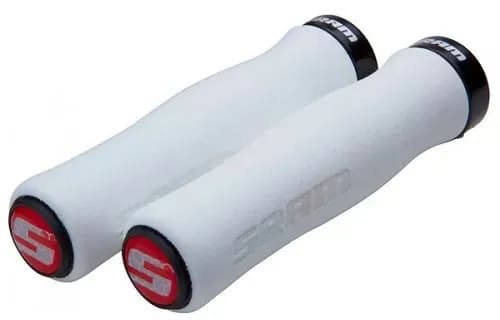 Грипсы SRAM LOCKING GRIPS FOAM CONT 129 WHT/BLK