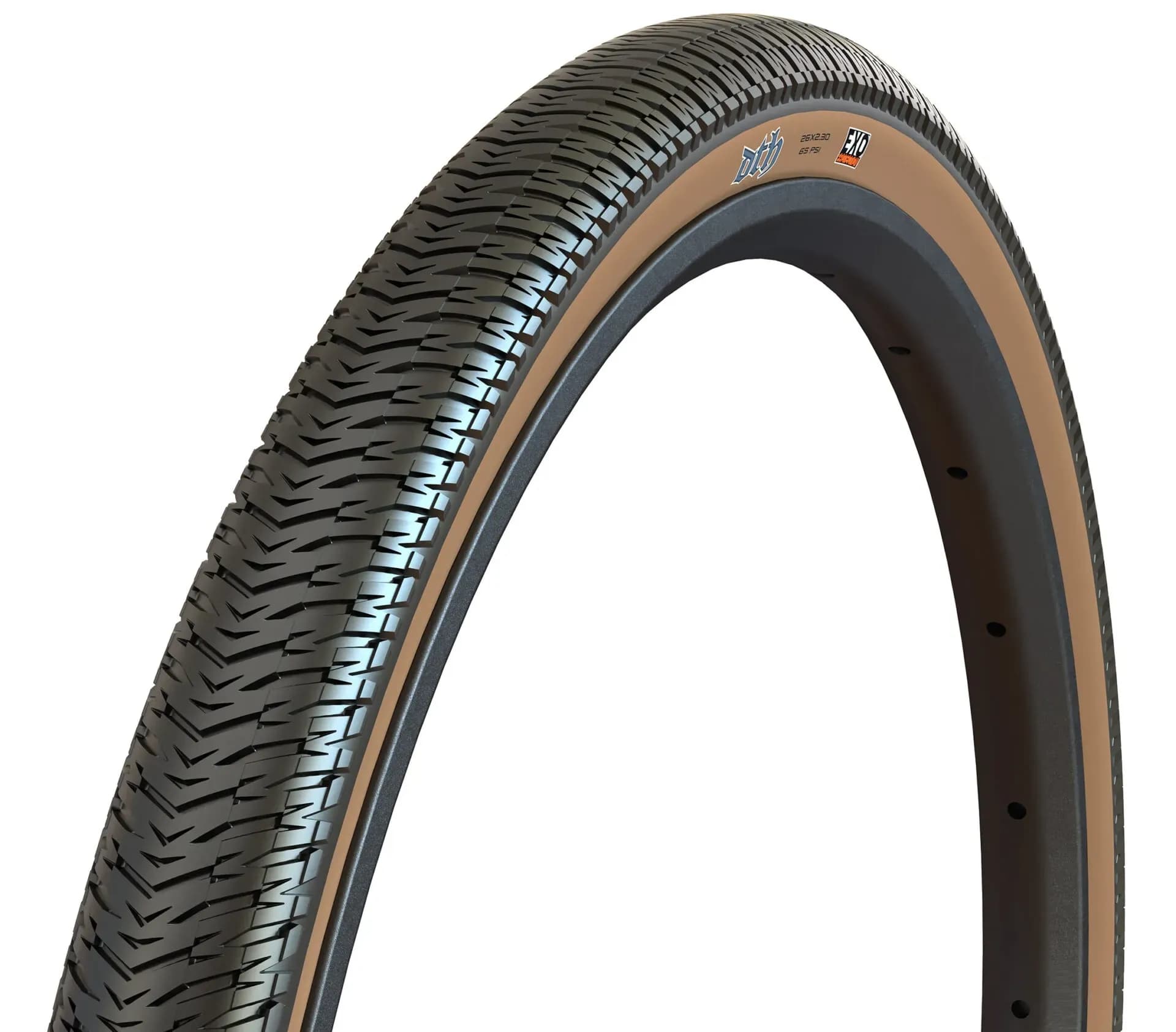 Покришка Maxxis DTH. 26x2.30.  TanWall EXO 60TPI 60a