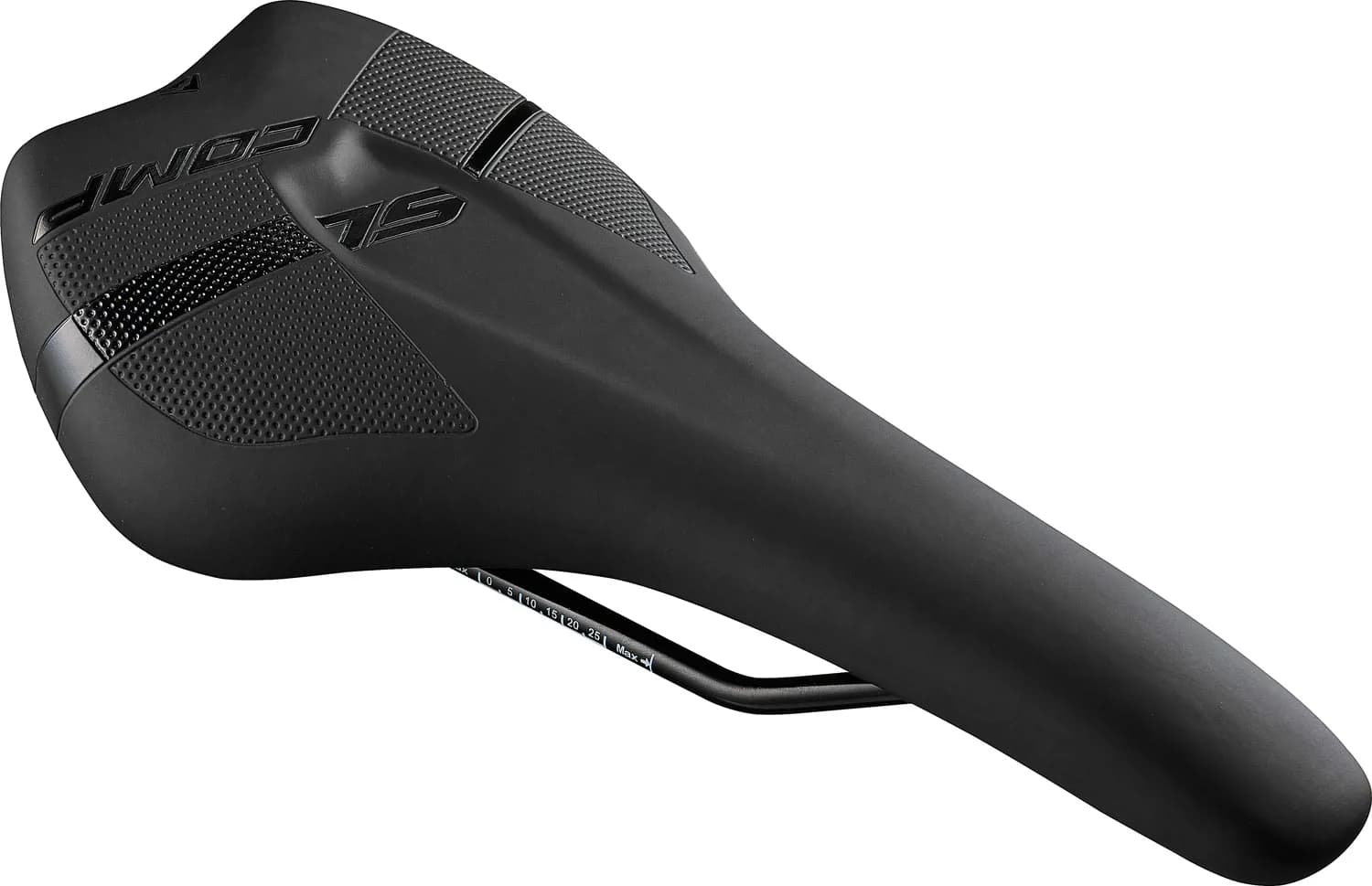 Сідло MERIDA SADDLE/MERIDA COMP, BLACK MATT/GLOSSY BLACK L:282MMxW:155MM