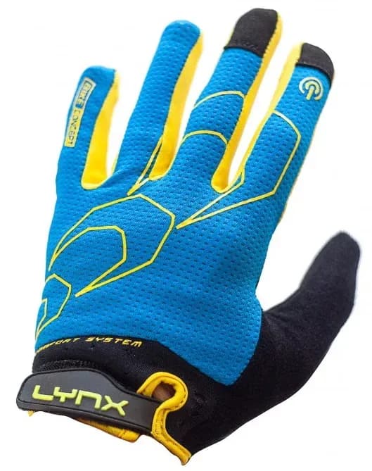Велорукавички LYNX All-Mountain BLY Blue/Yellow XS