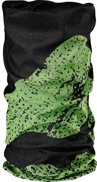 Шарф/Баф MERIDA MULTIFUNCTIONAL HEADWEAR/MOUNTAIN, ONE SIZE, BLACK/GREEN 50% POLYESTER & 50% COOLMAX