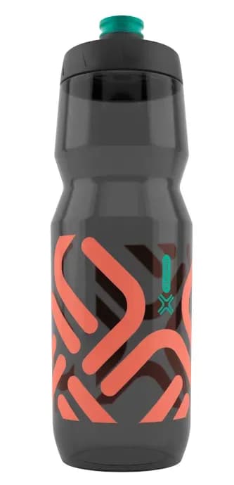 Антибактеріальна фляга FIDLOCK BOTTLE 750мл., прозорий / чорний / червоний