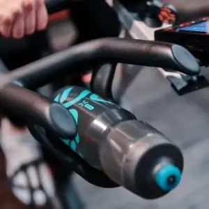 Антибактеріальна фляга FIDLOCK BOTTLE 750мл., прозорий / чорний / бузковий