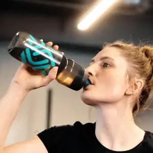 Антибактеріальна фляга FIDLOCK BOTTLE 750мл., прозорий / чорний / бузковий