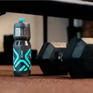 Антибактеріальна фляга FIDLOCK BOTTLE 750мл., прозорий / чорний / бузковий