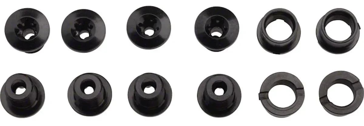 Бонки в шатуни RACE FACE (8)/NUT PACK (4), ALU, TORX, triple ring set