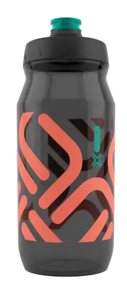 Антибактеріальна фляга FIDLOCK BOTTLE 600мл., прозорий / чорний / червоний