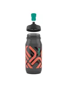 Антибактеріальна фляга FIDLOCK BOTTLE 600мл., прозорий / чорний / червоний