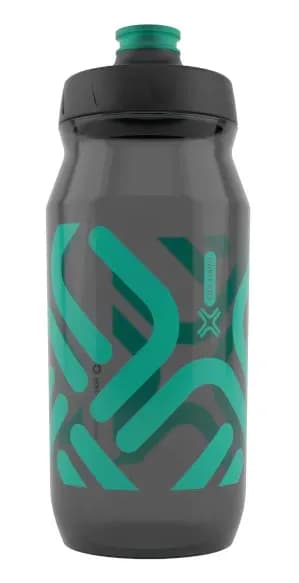 Антибактеріальна фляга FIDLOCK BOTTLE 600мл., прозорий / чорний / зелений