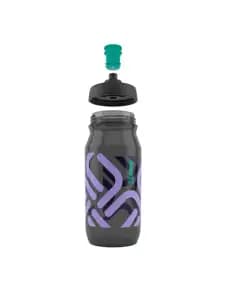 Антибактеріальна фляга FIDLOCK BOTTLE 600мл., прозорий / чорний / бузковий