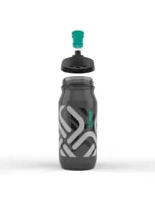 Антибактеріальна фляга FIDLOCK BOTTLE 600мл., прозорий / чорний / сірий