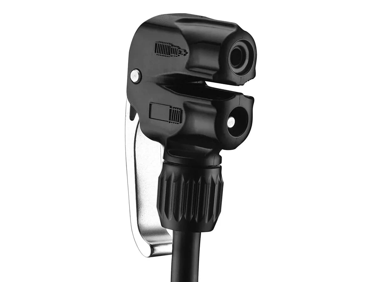 Головка до підлогового насосу LEZYNE DUAL VALVE PUMP HEAD Чорний Y13