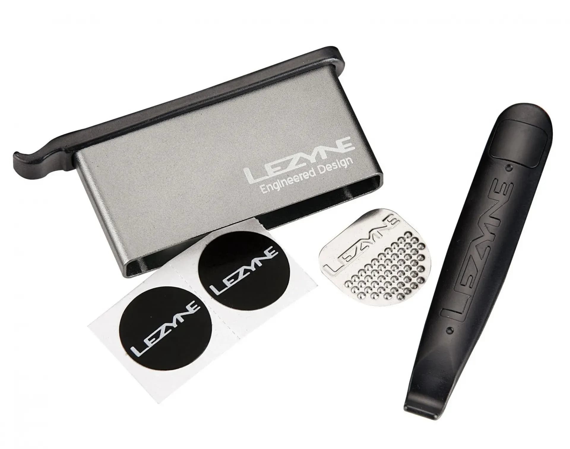 Набір латок з бортувальними лопатками LEZYNE LEVER KIT Сірий Y13